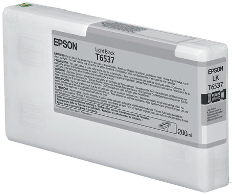 Epson Cartucho T6537 gris Cartucho de Tinta Tinta a base de pigmentos Impresión por inyección de tinta Stylus Pro 4900 SpectroProofer UV 1 pieza(s)