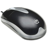 Manhattan Mouse Óptico Clásico - MH3 Ratón 1 Oficina USB tipo A Óptico