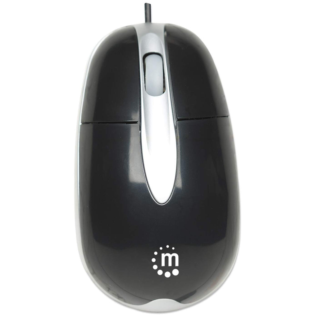 Manhattan Mouse Óptico Clásico - MH3 Ratón 1 Oficina USB tipo A Óptico