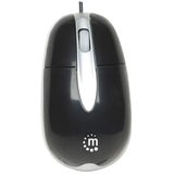 Manhattan Mouse Óptico Clásico - MH3 Ratón 1 Oficina USB tipo A Óptico