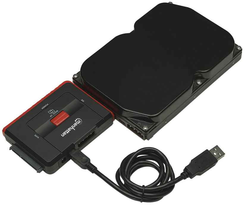Manhattan Adaptador USB de Alta Velocidad 2.0 a SATA/ IDE Laptop USB tipo A Negro SATA 1.0
FCC
CE
EuP
WEEE 12 V