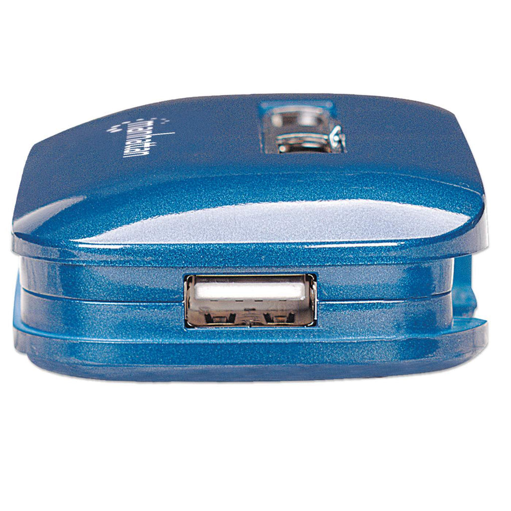 Manhattan Hub USB de Alta Velocidad 2.0 hubs de interfaz USB 2.0 USB 3.2 Gen 1 (3.1 Gen 1) Type-A 7 7
