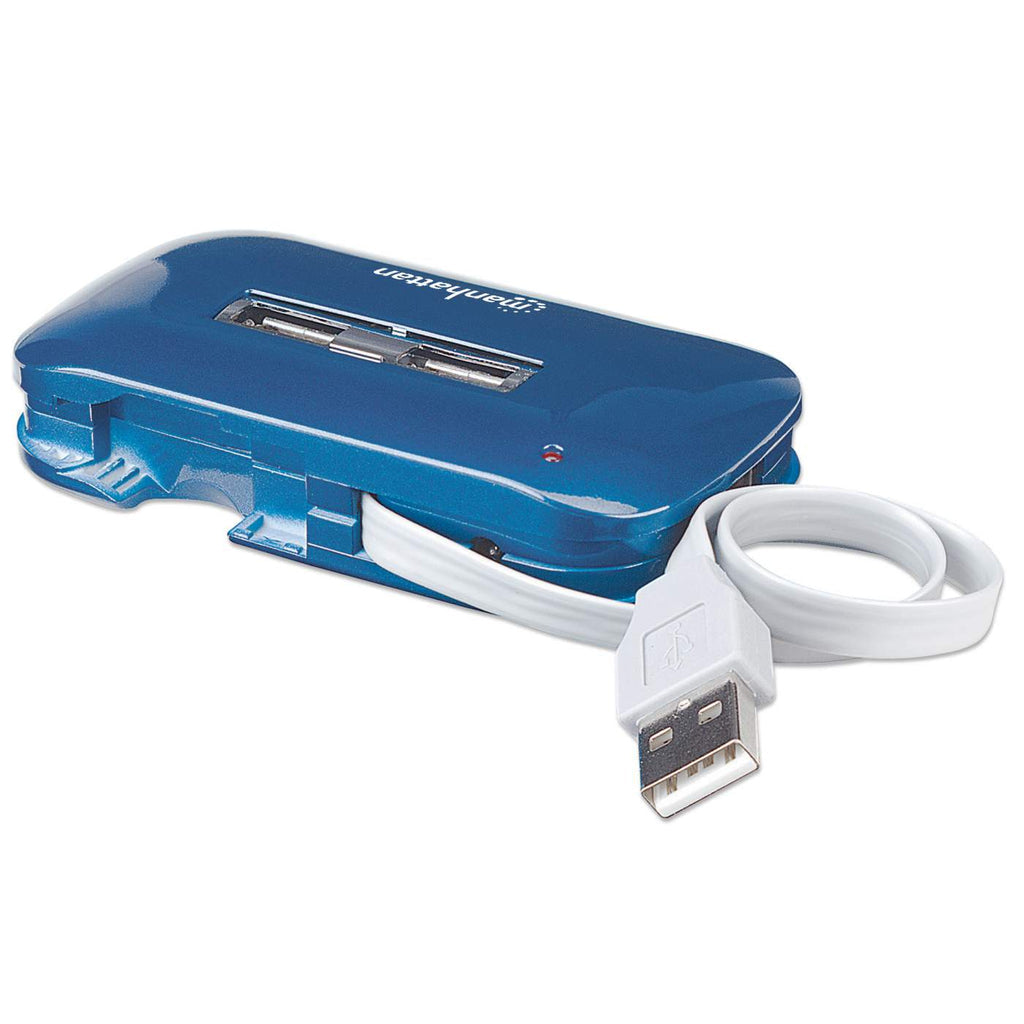 Manhattan Hub USB de Alta Velocidad 2.0 hubs de interfaz USB 2.0 USB 3.2 Gen 1 (3.1 Gen 1) Type-A 7 7
