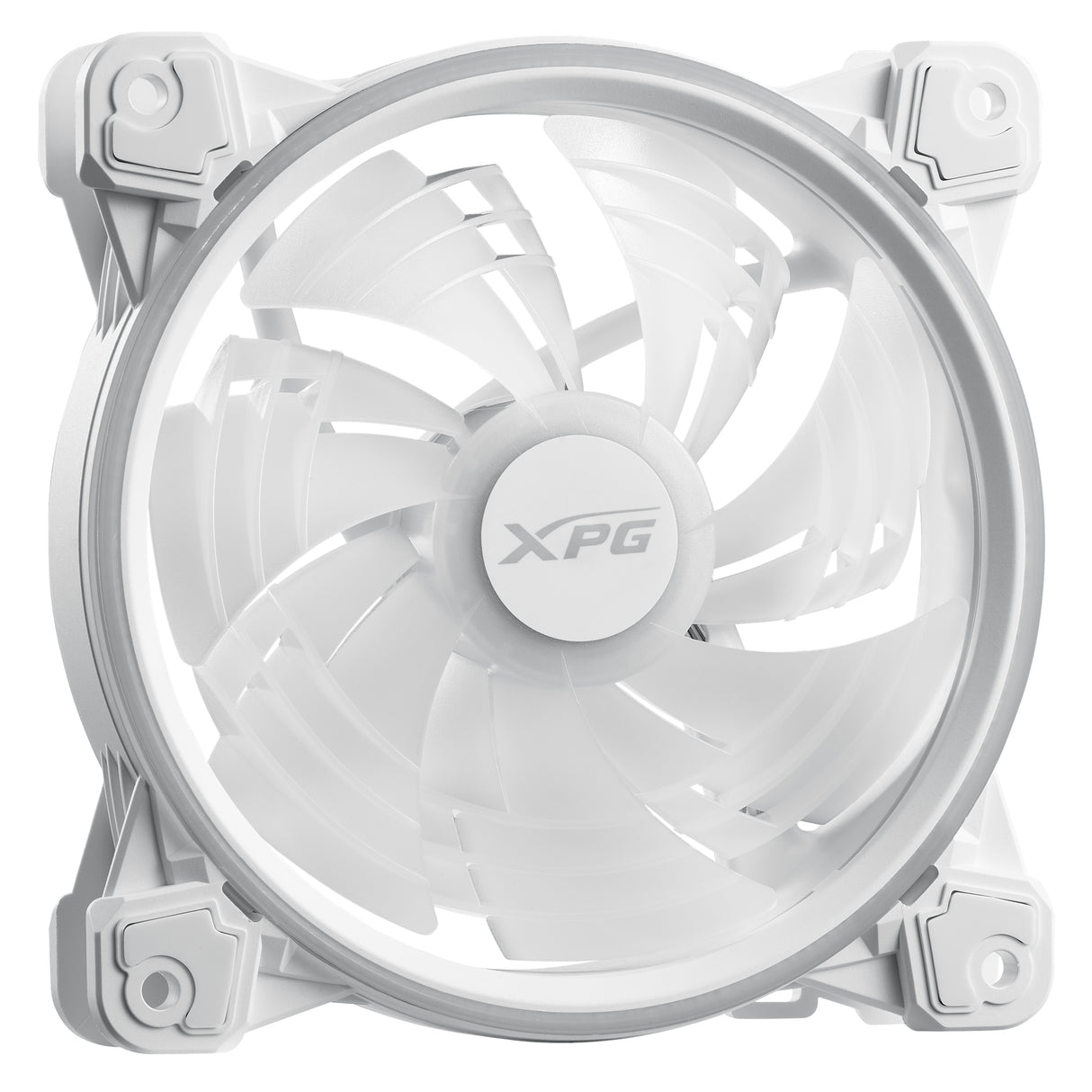 XPG HURRICANE 120 ARGB PWM Placa base Ventilador 12 cm Blanco 1 pieza(s), 600 RPM, 2000 RPM