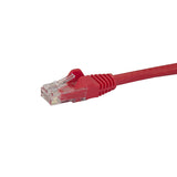 StarTech.com Cable de Red de 0,5m Rojo Cat6 UTP Ethernet Gigabit RJ45 sin Enganches Cables de red 0,5 m Cat6 RoHS