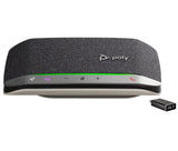 HP Poly Altavoz manos libres Poly Sync 20+ USB-C con certificación para Microsoft Teams altavoz Teléfono móvil/PC Plata Si Si