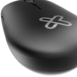 Klip Xtreme SlimSurfer ratón Viajes Ambidiestro RF inalámbrico Óptico 1600 DPI, Negro