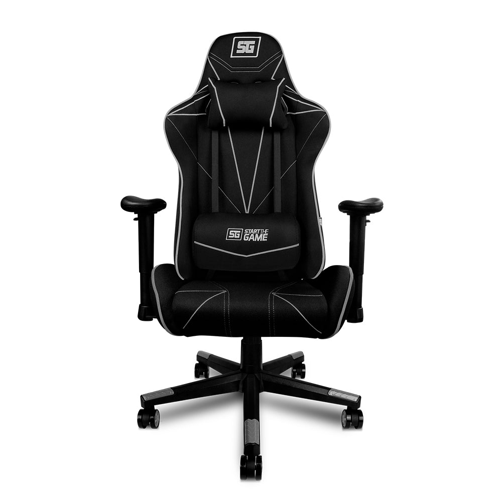 Vorago CGC501 silla para videojuegos Silla de consola para juegos Asiento acolchado tapizado Negro, 120 kg, Respaldo aco