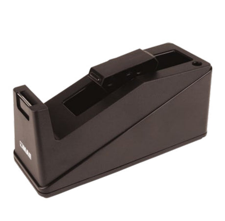 MAE D-30 Portarollo de cinta adhesiva ABS Plata, Negro