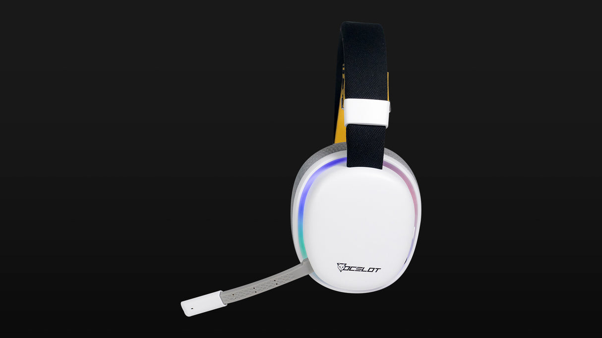 Ocelot Gaming PHANTOM H1 Auriculares Inalámbrico y alámbrico Diadema Juego USB Tipo C Bluetooth Blanco, 20 - 20000 Hz, 2