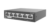 Uniview NSW2020-6T-POE-IN dispositivo de redes No administrado Fast Ethernet (10/100) Energía sobre Ethernet (PoE) Gris