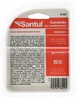Candado maletero de combinación Santu 6