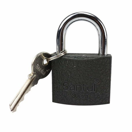 Candado de hierro santul de 32mm.  más 2