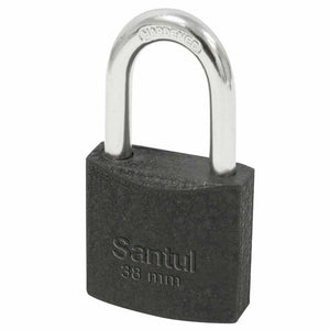 Candado de hierro santul de 38mm.  más 2