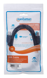 Manhattan Cable para Dispositivos USB B de Alta Velocidad Cable USB 2.0 USB A USB B Macho