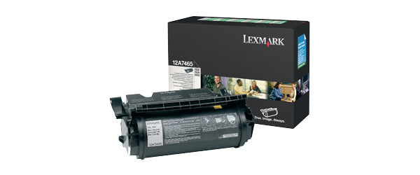 Lexmark 12A7465 cartucho de tóner 1 pieza(s) Original Negro