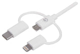 Manhattan 353434 Cable USB 2.0 USB A Micro-USB B Macho/Macho