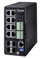 VIVOTEK AW-IHT-1271 switch Gestionado L2+ Gigabit Ethernet (10/100/1000) Energía sobre Ethernet (PoE