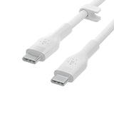 CABLE DE SILICON TIPO C, 2M, 2PK, NEGRO