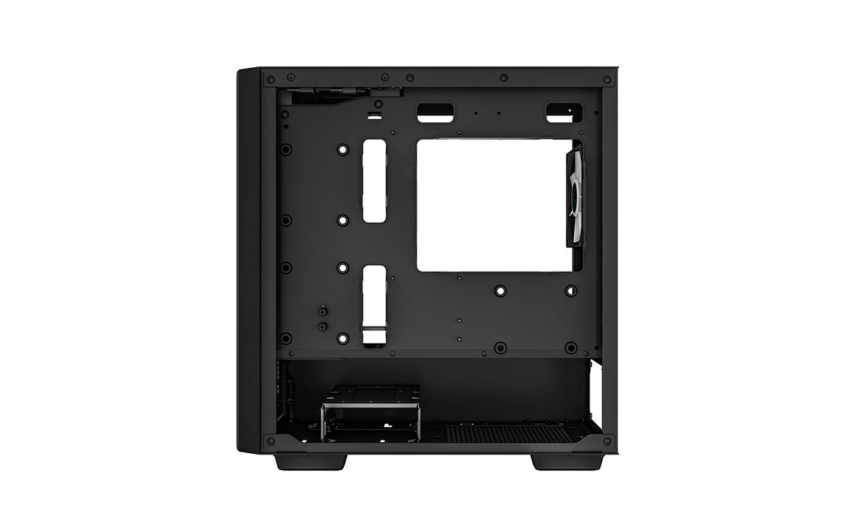 DeepCool CC360 ARGB carcasas ordenador ABS, Acero, Vidrio templado Mini Tower PC Negro