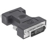 Manhattan Adaptador de Vídeo Digital Cable DVI-I VGA Macho Hembra