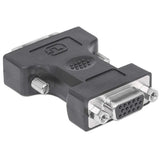 Manhattan Adaptador de Vídeo Digital Cable DVI-I VGA Macho Hembra