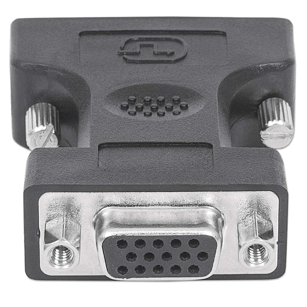 Manhattan Adaptador de Vídeo Digital Cable DVI-I VGA Macho Hembra
