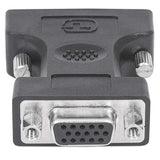 Manhattan Adaptador de Vídeo Digital Cable DVI-I VGA Macho Hembra