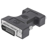 Manhattan Adaptador de Vídeo Digital Cable DVI-I VGA Macho Hembra