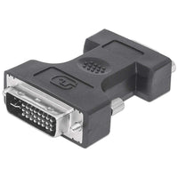 Manhattan Adaptador de Vídeo Digital Cable DVI-I VGA Macho Hembra
