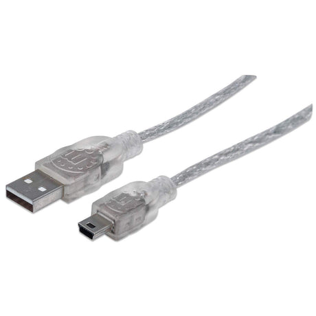 Manhattan Cable para Dispositivos USB Mini-B de Alta Velocidad Cable USB 2.0 USB A Mini-USB B Macho/Macho
