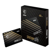 MSI Spatium S270 SATA 2.5 480GB unidades internas de estado sólido 480 GB 2.5" Serial ATA III 3D NAND