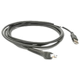 Zebra Motorola CBA-U01-S07ZAR accesorios para lector de código de barras Gris USB A Derecho Derecho