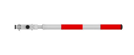 Dahua Technology IPMECD-0267-M40 accesorios y piezas de recambio para barreras de control de acceso Brazo de barrera Aluminio Rojo, Blanco 4000 mm