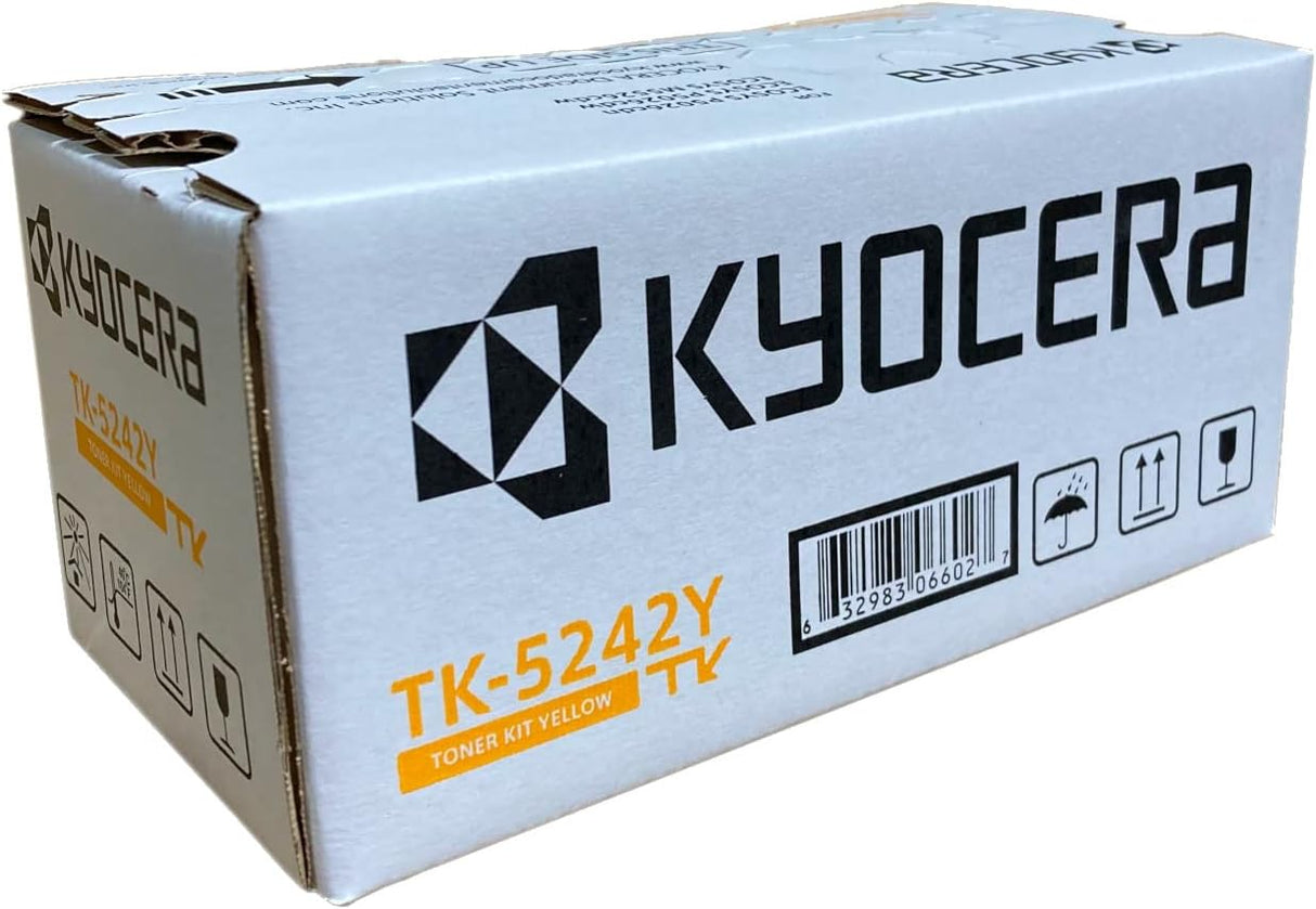 Toner Kyocera Tk-5242Y 3K Paginas Compatible Con (P5026Cdn/P5026Cdw/M5526Cdn/M5526Cdw) Amarillo