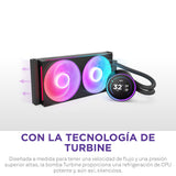 NZXT Kraken Elite 280 RGB Procesador Refrigerador de líquidos todo en uno 14 cm Negro 1 pieza(s)