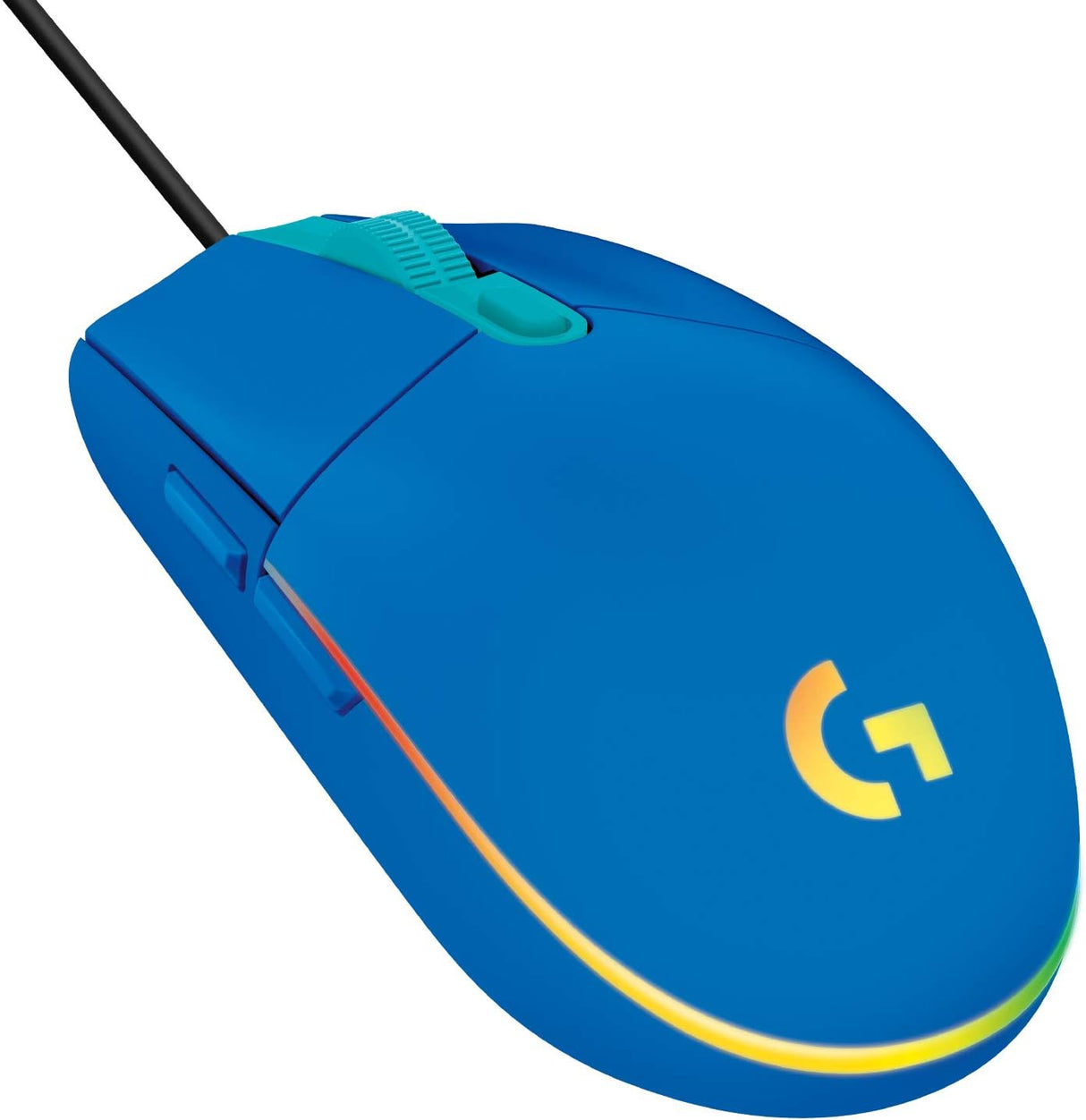 Mouse Lightsync Gaming Logitech G203 8000 DPI, 6 Botones, Azul - 910-005852 FullOffice.com 