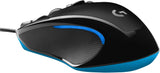 Mouse Óptico Logitech G300S Gaming Alambrico, Negro-Azul - 910-004344 FullOffice.com 