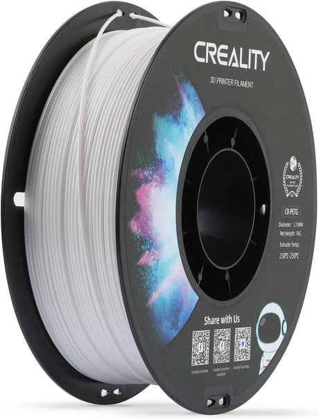 Filamento Creality Cr-Petg 1.75Mm 1Kg Color Blanco FullOffice.com