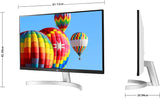 Monitor LED LG 27", Full HD, Resolución 1920 X 1080, Panel IPS, FreeSync, HDMI, Blanco - 27MK600M-W