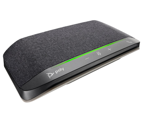 HP Poly Altavoz manos libres Poly Sync 10 USB-A USB-C altavoz PC Plata 0,715 m IP64