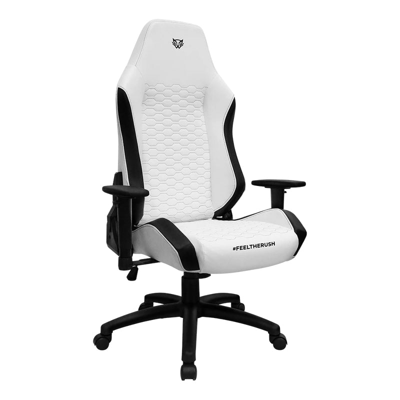 Balam Rush BR-938211 silla para oficina o computadora asiento duro respaldo duro, Blanco, Blanco, Nylon