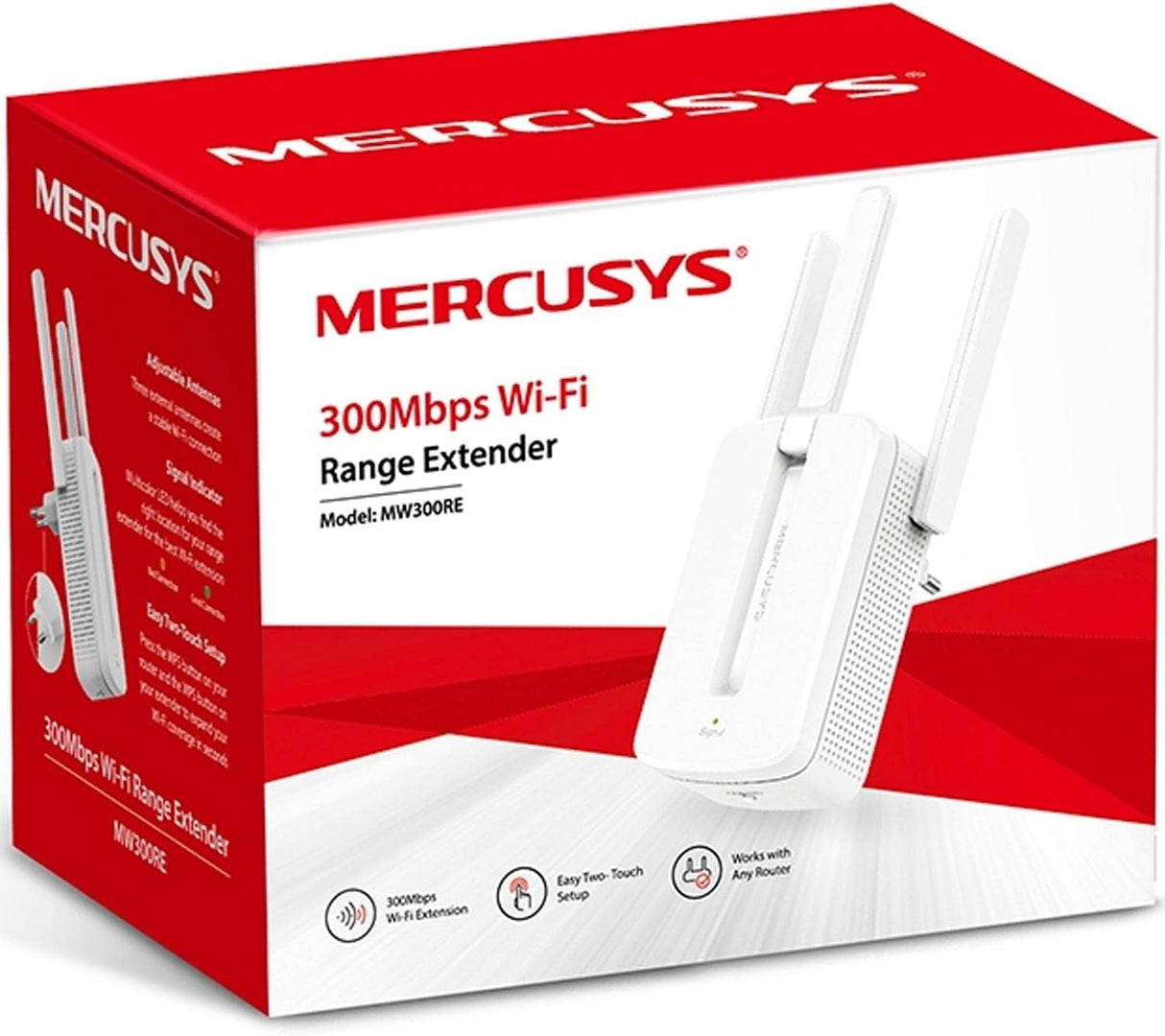 Extensor De Rango Mercusys Mw300Re Accs 300Mbps/2.4Ghz FullOffice.com