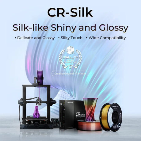 Filamento Creality Cr-Silk 1.75Mm 1Kg Color Morado FullOffice.com