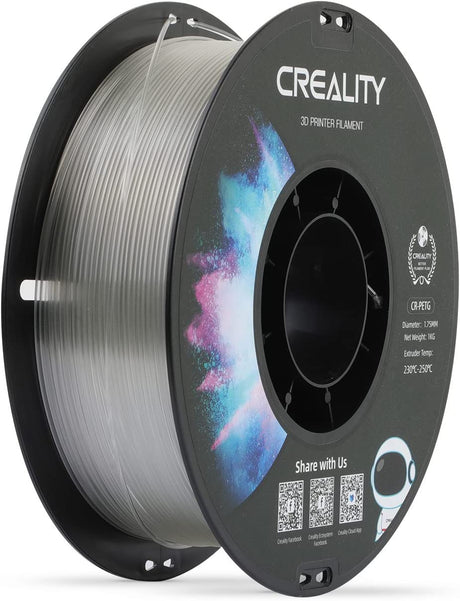 Filamento Creality Cr-Petg 1.75Mm 1Kg Color Transparente FullOffice.com
