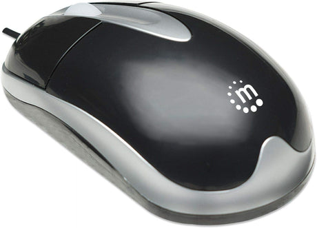 Mouse Man Optico Caja Usb Negro/Plata FullOffice.com