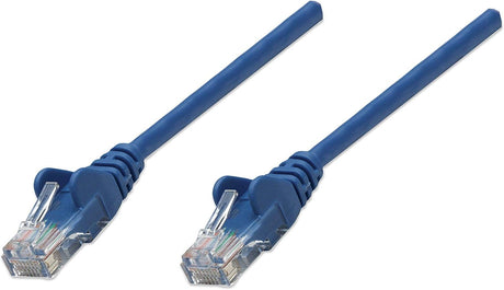 Cable de Red Patch Cat 6  0.5M (1.5F) Utp Azul - Intellinet FullOffice.com