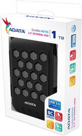 Disco Duro Adata Externo Hd720 1Tb 2.5" Negro Usb 3.0 Antigolpes