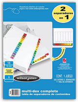 Separador Acco 446 Multidex Basic 15 Div C/24 - P0446 FullOffice.com