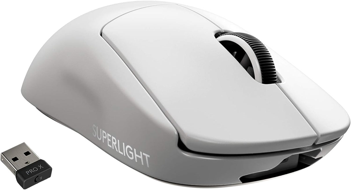 Mouse Óptico Logitech Pro X Superlight, 25400 DPI, Sensor Hero, Blanco - 910-005941 FullOffice.com 